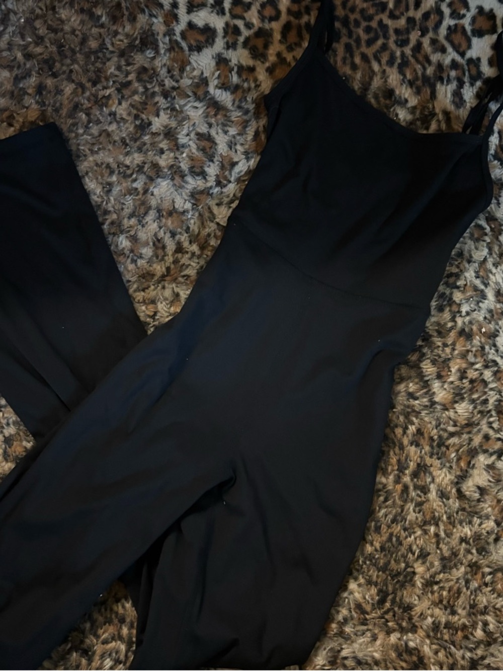 Women’s Black Wide-Leg Jumpsuit - Picture 2 of 3